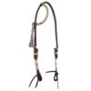 Oxbow Tack Rawhide Braided Tooled Single Ear Headstall -Saddlery Shop 105727 default l