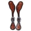 Professionals Choice Chocolate Floral Spur Straps -Saddlery Shop 106904 default l