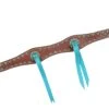 Martin Saddlery 1 1/2in. Scalloped Turquoise Blood Knot Breast Collar -Saddlery Shop 109882 default l