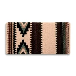 Mayatex Sand/Sage New Zealand Cowtown Wool Saddle Blanket