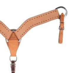 Martin Saddlery 2 3/4in Natural Painted Buckstitch Breast Collar