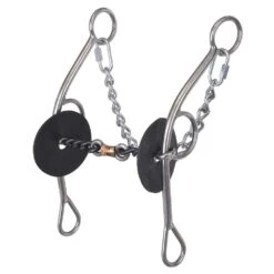 Reinsman Josey Mitchell Copper Dog Bone Twisted Wire Long Shank Gag Bit