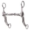 Professionals Choice 7in. Swept Back Double Bar 3 Piece Snaffle -Saddlery Shop 118035 default l