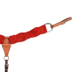 Martin Saddlery 3 Inch Red Mohair Breast Collar