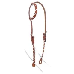 Rafter T Ranch Company Silver Laced Single Ear Headstall
