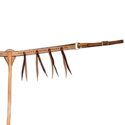 Cowboy Tack Roughout Buckstitch Latigo Strings 1 1/4in Breast Collar
