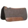 Mustang Contoured Pressed Wool Pad W/PVC Bottom -Saddlery Shop 131350 default l