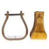 NRS 4in Brass Bound Wood Bell Stirrups -Saddlery Shop 131395 default l