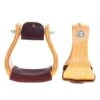 NRS 4in Oak Wood Bell Stirrups 2 NRS 4in Oak Wood Bell Stirrups -Saddlery Shop 132274 default l