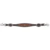 Circle Y Saddlery Dark Flash Arizona Flower Wither Strap -Saddlery Shop 132421 default l
