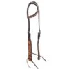 Rafter T Ranch Company Tooled Sunflower Single Ear Headstall -Saddlery Shop 132893 default l