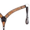 Rafter T Ranch Company Tooled Sunflower Breast Collar -Saddlery Shop 132960 default l