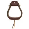 Partrade Trading Corporation Open Range 3 /4in. Dark Wood Bell Stirrups -Saddlery Shop 133330 default l