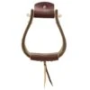 Partrade Trading Corporation Open Range 4 /4in. Dark Wood Monel Stirrups -Saddlery Shop 133410 default l