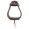 Partrade Trading Corporation Open Range 5 /4in. Dark Wood Monel Stirrups -Saddlery Shop 133411 default l
