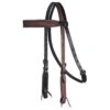 Professionals Choice Chestnut/Black Basketweave Browband Headstall -Saddlery Shop 133595 default l