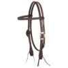 Martin Saddlery Chocolate Roughout Browband Headstall With Clarendon Buckle -Saddlery Shop 134282 default l