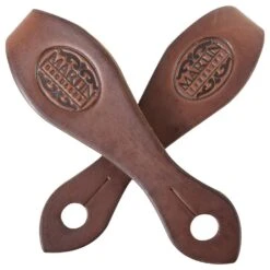 Martin Saddlery Chocolate Skirting Leather Large Slobber Straps