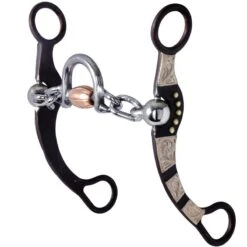 Reinsman Pro Roper Copper Roller Ported Chain Shank Bit