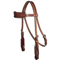 Professionals Choice Cross Stitch Browband Headstall
