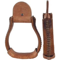NRS 1 /2in Rawhide Iron Flat Bottom Stirrups