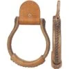 NRS Iron Oxbow Deluxe Rawhide Covered Stirrups 1 NRS Iron Oxbow Deluxe Rawhide Covered Stirrups -Saddlery Shop 1414 default l