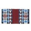 NRS Exclusive Thistle Deep Red And Blue Saddle Blanket -Saddlery Shop 152807 default l