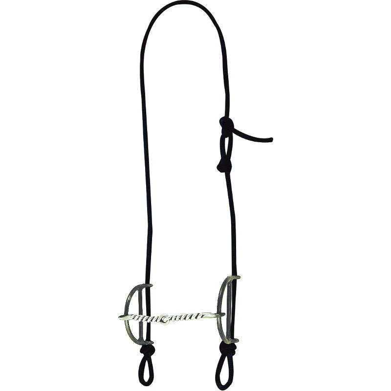 Dutton Bits Twist Snaffle Draw Gag Bit & Headstall 3 Dutton Bits Twist Snaffle Draw Gag Bit & Headstall