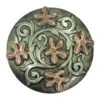 NRS Antique Silver Copper Floral Scroll 1 1/2 Inch Concho -Saddlery Shop 163819 default l