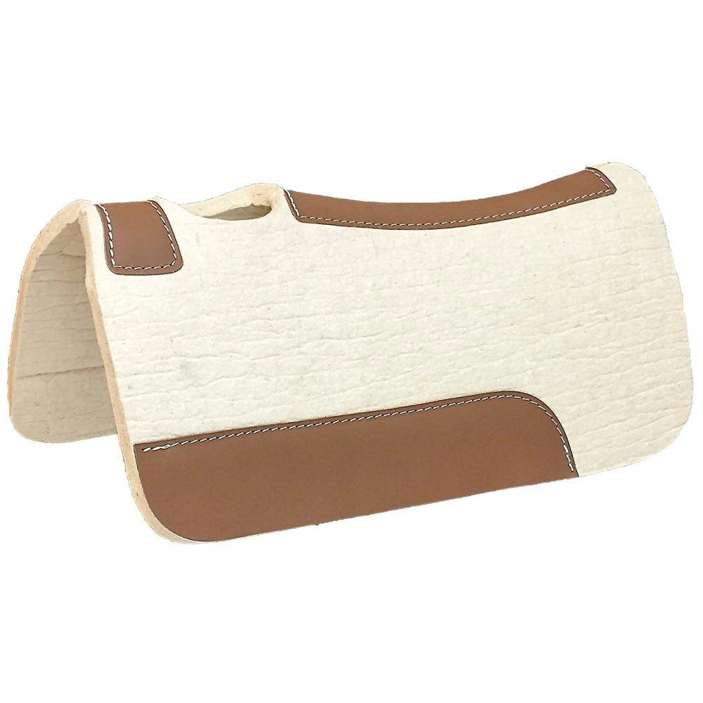Mustang Blue Horse Wool Felt 1/2 Inch Pony Saddle Pad 3 Mustang Blue Horse Wool Felt 1/2 Inch Pony Saddle Pad