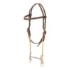 Classic Chocolate Roughout Browband Loomis Twisted Wire Draw Gag Bit Headstall 1 Classic Chocolate Roughout Browband Loomis Twisted Wire Draw Gag Bit Headstall -Saddlery Shop 165174 default l