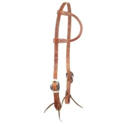 Nrs Tack Natural 5/8 Inch Single Ear Gag Cheek Headstall