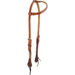 Martin Saddlery Rawhide Laced Slip Ear Headstall