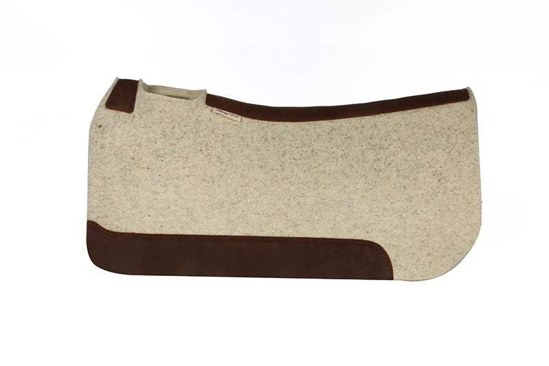 5 Star Equine Products Supplies Inc. 5 The Performer 1 Inch Natural Felt Saddle Pad 4 5 Star Equine Products Supplies Inc. 5 The Performer 1 Inch Natural Felt Saddle Pad - Image 2