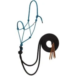 Weaver Leather Silvertip Big Sky Loping Halter With Split Reins -Saddlery Shop 224469 711587