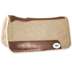 Cactus Saddlery 1in. Trevor Brazile Relentless Tan Extreme Gel Roper Saddle Pad