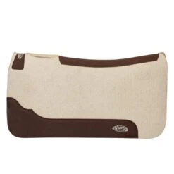 Weaver Leather 3/4in Contoured Steam Pressed Felt 28x30 Saddle Pad -Saddlery Shop 36034 18 2
