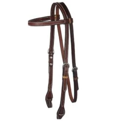 NRS Oiled Browband Headstall With Quick Change Ends