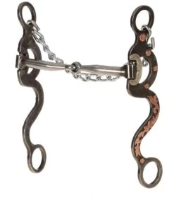 Blessing Bits Copper Accent Snaffle Bit