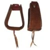 Nrs Competitors Chocolate Overshoe Roughout Covered Stirrups -Saddlery Shop 79173 default l