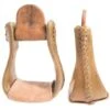 NRS Kids Rawhide Covered Bell Stirrups -Saddlery Shop 97135 default l