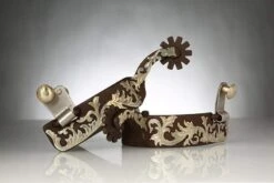 Professionals Choice PC Avila Medium Shank Floral Spur -Saddlery Shop AVSP 200 3