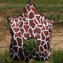Bar H Equine Economy Hay Bag -Saddlery Shop BH HB 20GIRAFFE