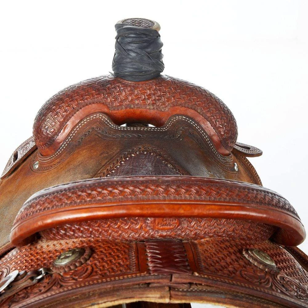 NRS Used 15in Cactus Saddlery Team Roper 5 NRS Used 15in Cactus Saddlery Team Roper - Image 3