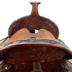 NRS Used 14.5in Rio Saddlery Trophy Team Roper -Saddlery Shop 01 1037TR 03