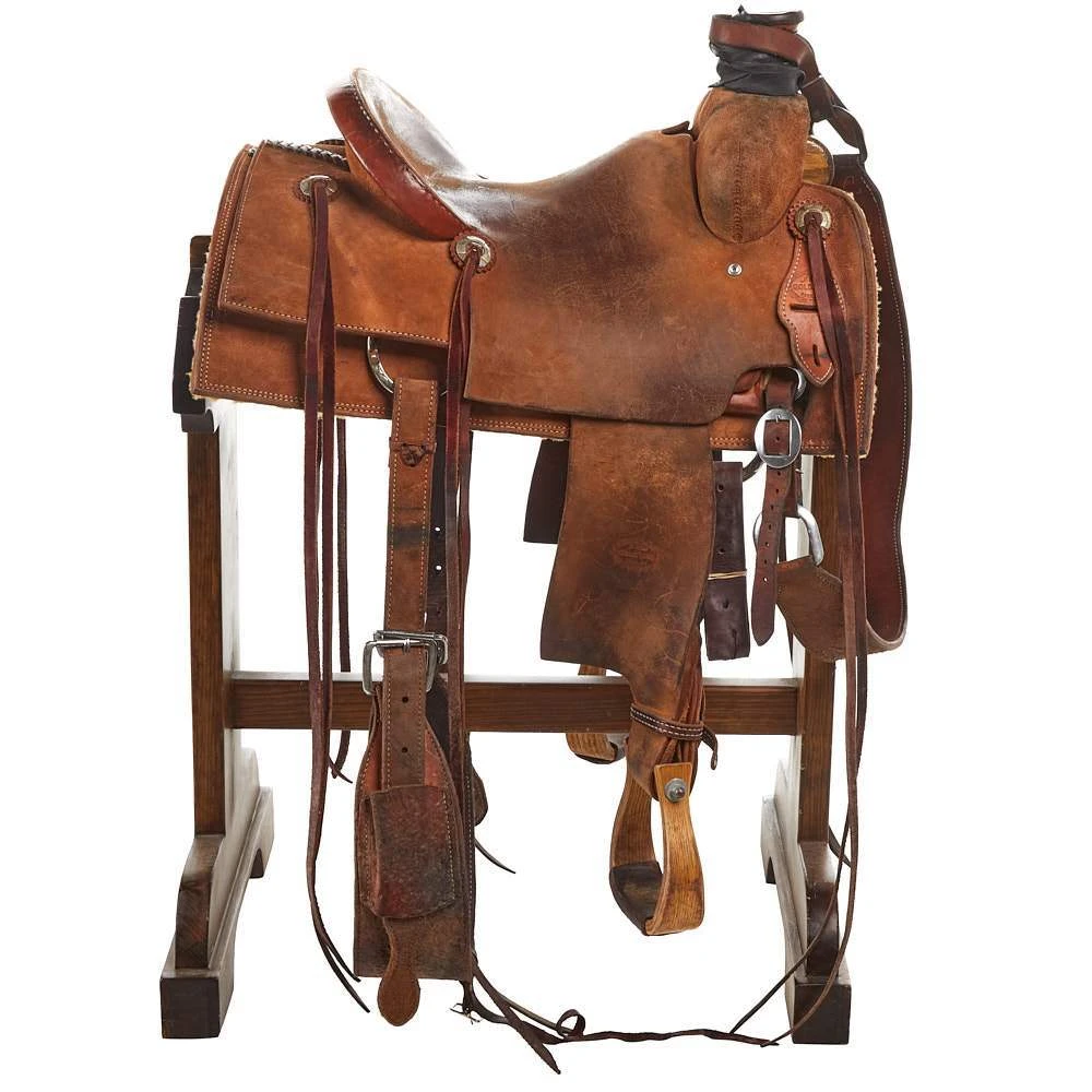 NRS Used 14in Goldline Saddlery Team Roper 4 NRS Used 14in Goldline Saddlery Team Roper - Image 2
