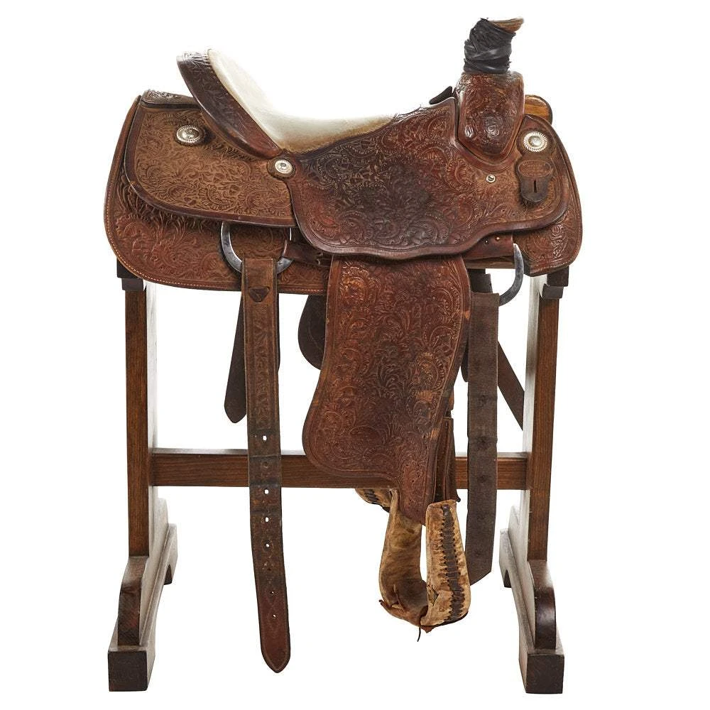 NRS Used 15.5in Billy Cook Team Roper 4 NRS Used 15.5in Billy Cook Team Roper - Image 2