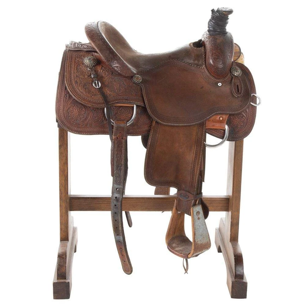 NRS Used 15.5in Cactus Clay Cooper Team Roper 4 NRS Used 15.5in Cactus Clay Cooper Team Roper - Image 2