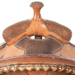 NRS Used 14.5in Scott Thomas Team Roper -Saddlery Shop 01 889TR 3