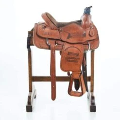 NRS Used 14 Inch Circle P Team Roper 8 NRS Used 14 Inch Circle P Team Roper -Saddlery Shop 01 990TR 02